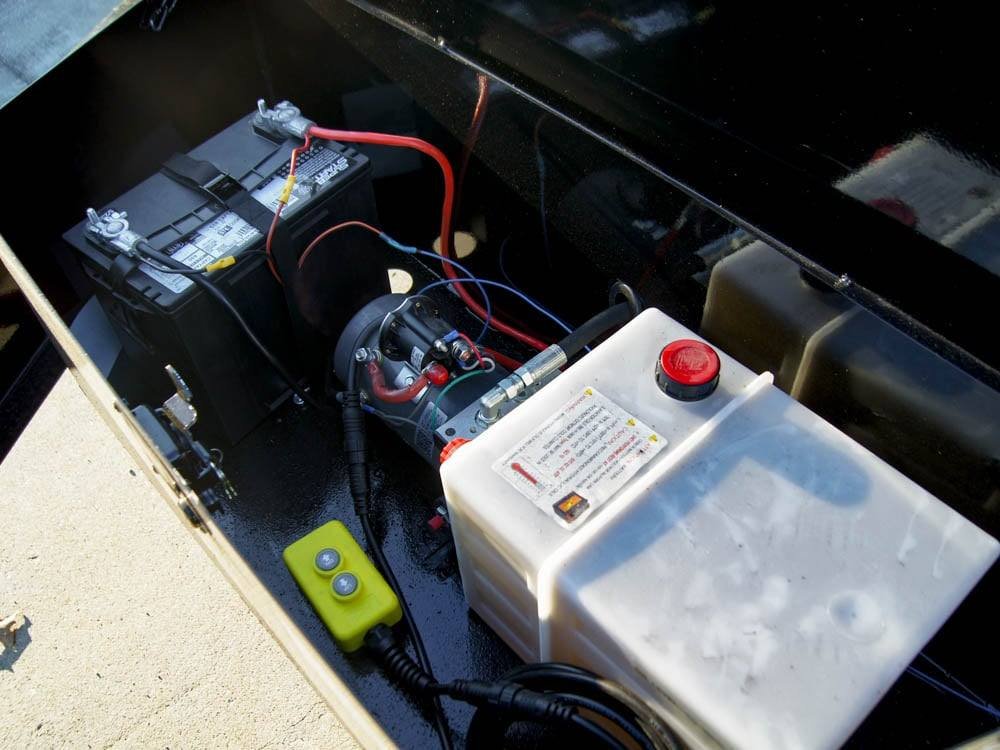 7x16 Gorilla Telescopic IBeam Dump Trailer with 2ft Sides (2) 7K Axles - Image 11