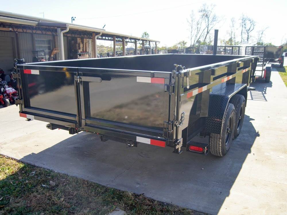 7x16 Gorilla Telescopic IBeam Dump Trailer with 2ft Sides (2) 7K Axles - Image 17