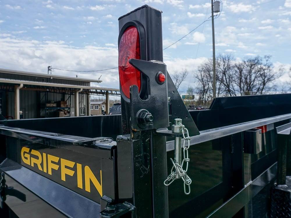 7x16 Telescopic Hydraulic Dump Trailer with 2ft Sides (2) 7K Axles GVWR 14K - Image 22