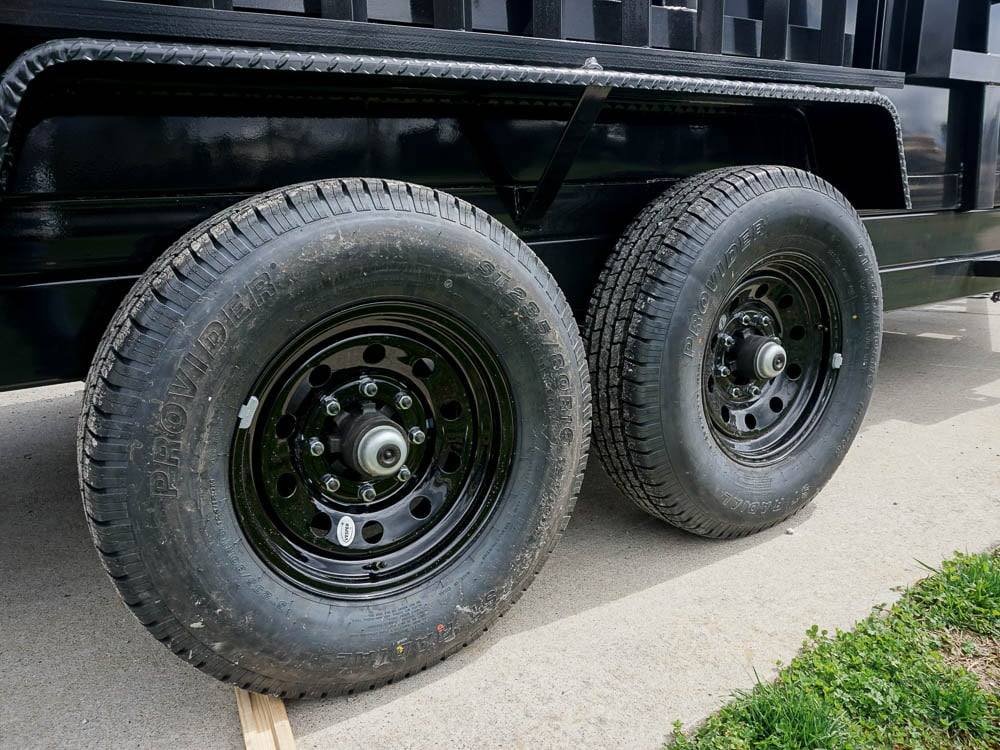 7x16 Telescopic Hydraulic Dump Trailer with 2ft Sides (2) 7K Axles GVWR 14K - Image 23