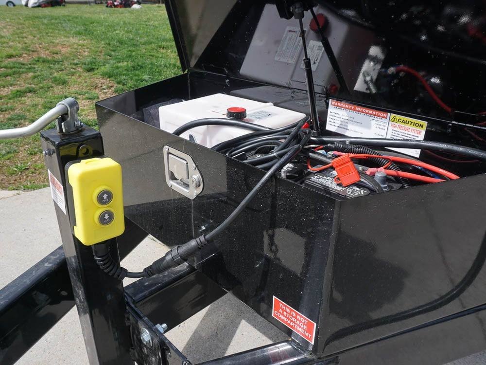 7x16 Telescopic Hydraulic Dump Trailer with 2ft Sides (2) 7K Axles GVWR 14K - Image 15