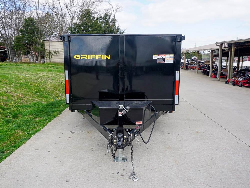 7x12 Hydraulic Dump Trailer with 4ft Sides (2) 7K Axles - Image 3