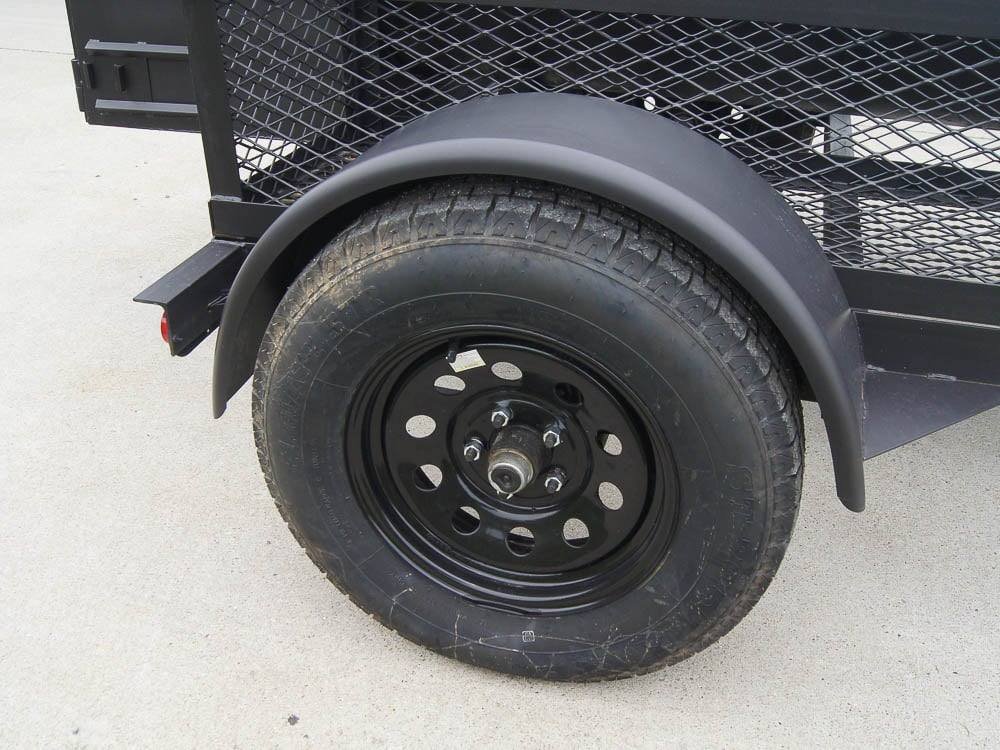 Pull Behind BBQ Smoker 250 Gallon with Round Charcoal Grill 3500lb Axle - Image 8