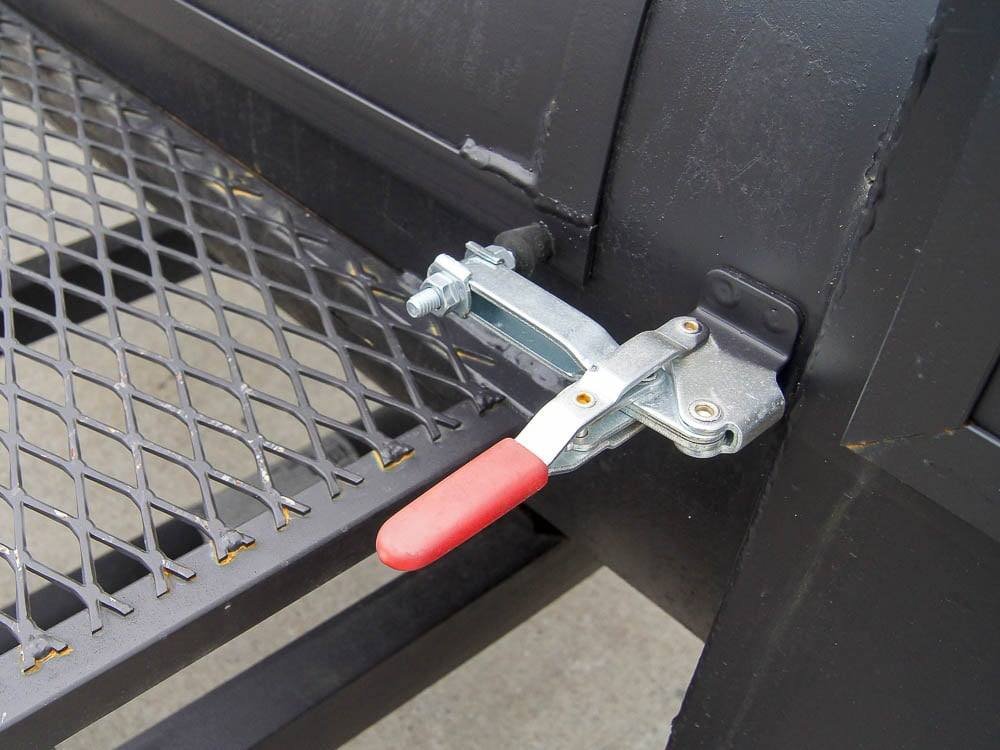 Pull Behind BBQ Smoker 250 Gallon with Round Charcoal Grill 3500lb Axle - Image 14