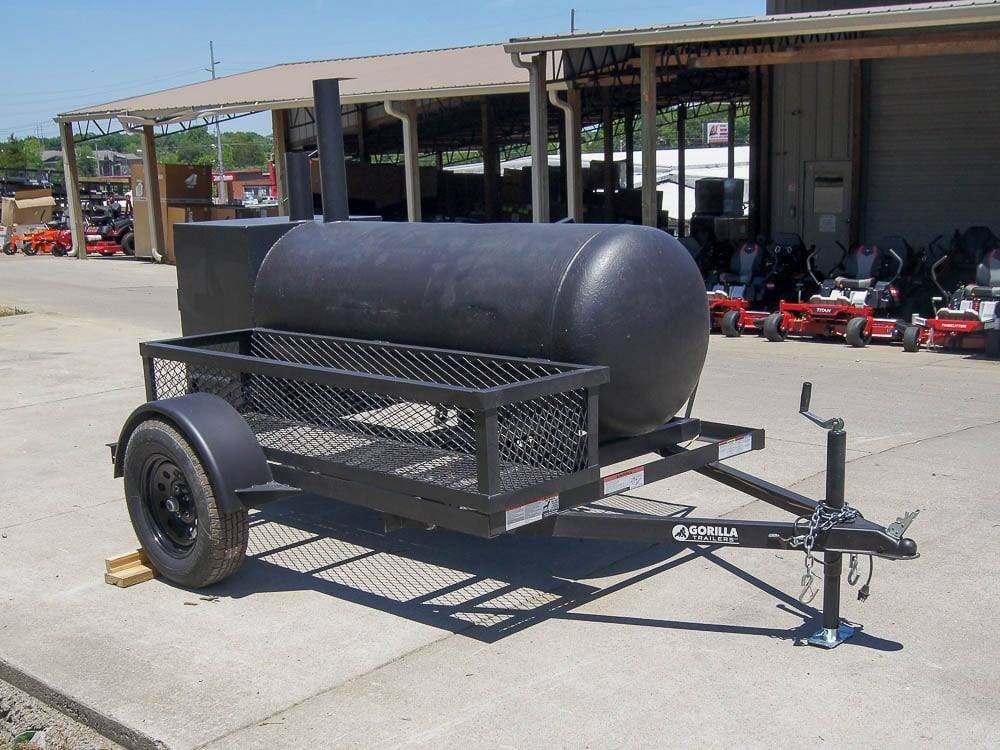 Pull Behind BBQ Smoker Premium 250 Gallon Reverse Flow with 3500lb Axle. - Image 9