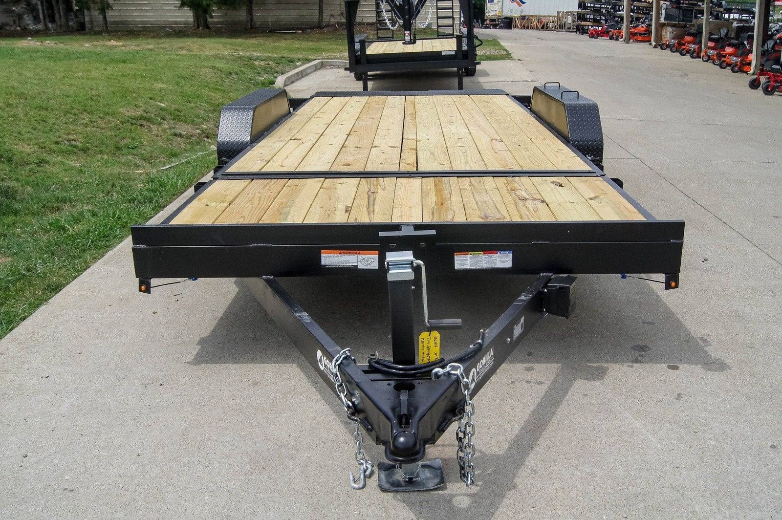7x20 Tilt Car Hauler Trailer (2) 3500lb Axles with Brakes 7K GVWR - Image 9