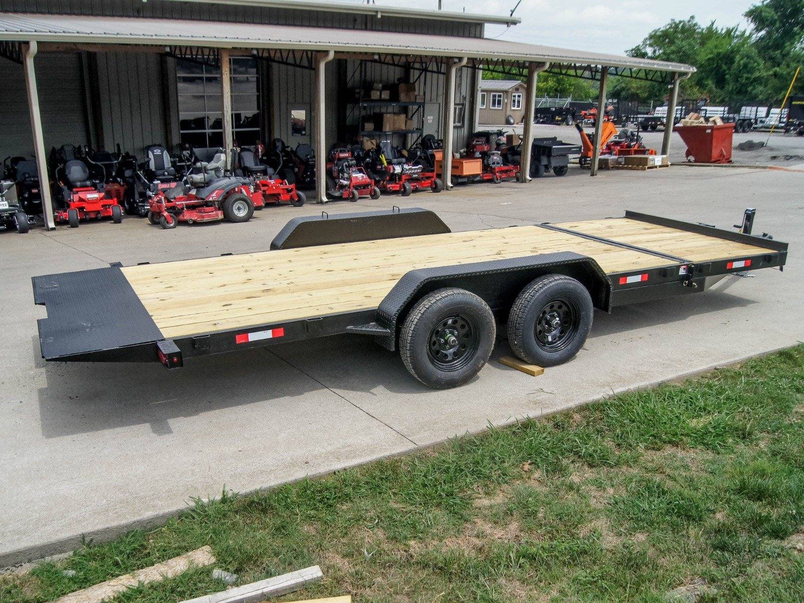 7x20 Tilt Car Hauler Trailer (2) 3500lb Axles with Brakes 7K GVWR - Image 6
