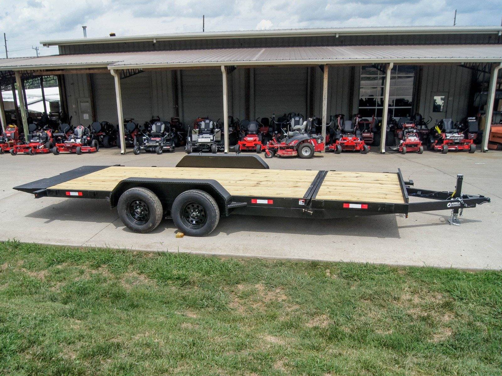 7x20 Tilt Car Hauler Trailer (2) 3500lb Axles with Brakes 7K GVWR - Image 7