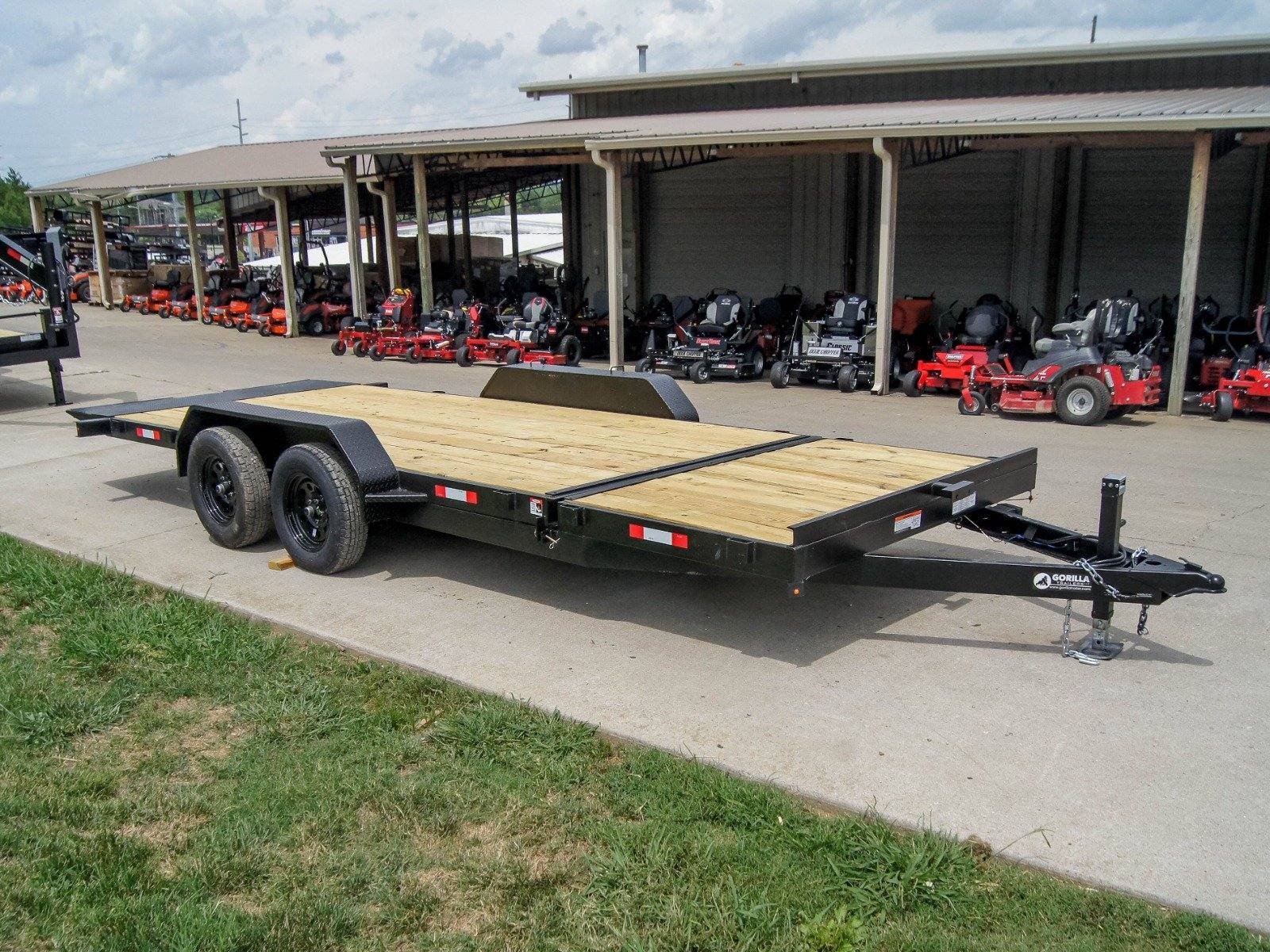 7x20 Tilt Car Hauler Trailer (2) 3500lb Axles with Brakes 7K GVWR - Image 8