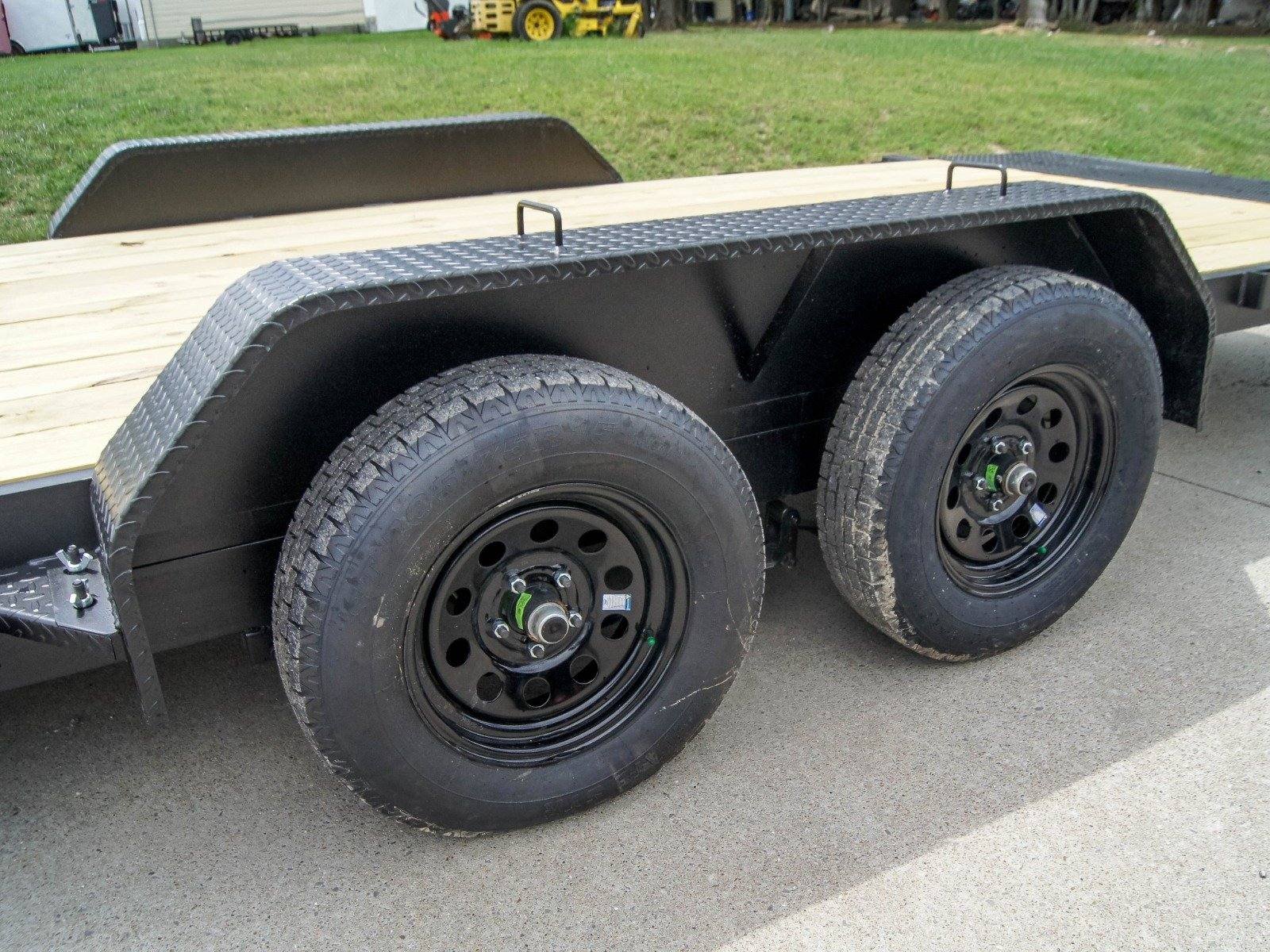 7x20 Tilt Car Hauler Trailer (2) 3500lb Axles with Brakes 7K GVWR - Image 12