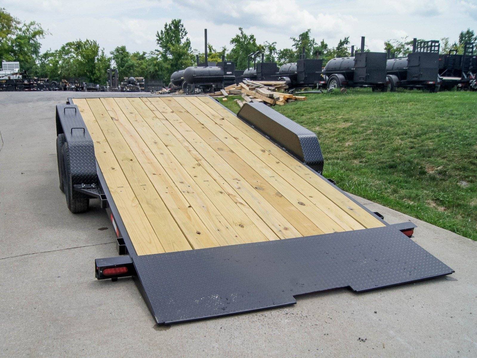 7x20 Tilt Car Hauler Trailer (2) 3500lb Axles with Brakes 7K GVWR - Image 17