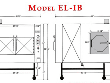 Ole Hickory Pits EL-IB BBQ Smoker End Loading Rotating