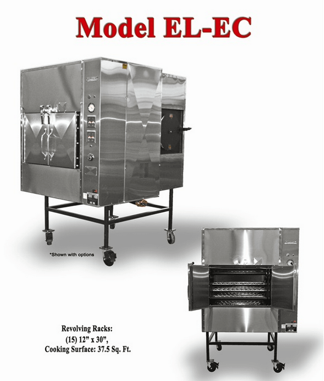 Ole Hickory Pits Model EL-EC BBQ Smoker Rotating Racks - Image 2