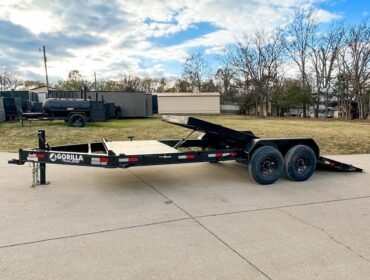 7x20 Heavy Duty Hydraulic Tilt Car Hauler Trailer (2) 7K Axles 14K GVWR