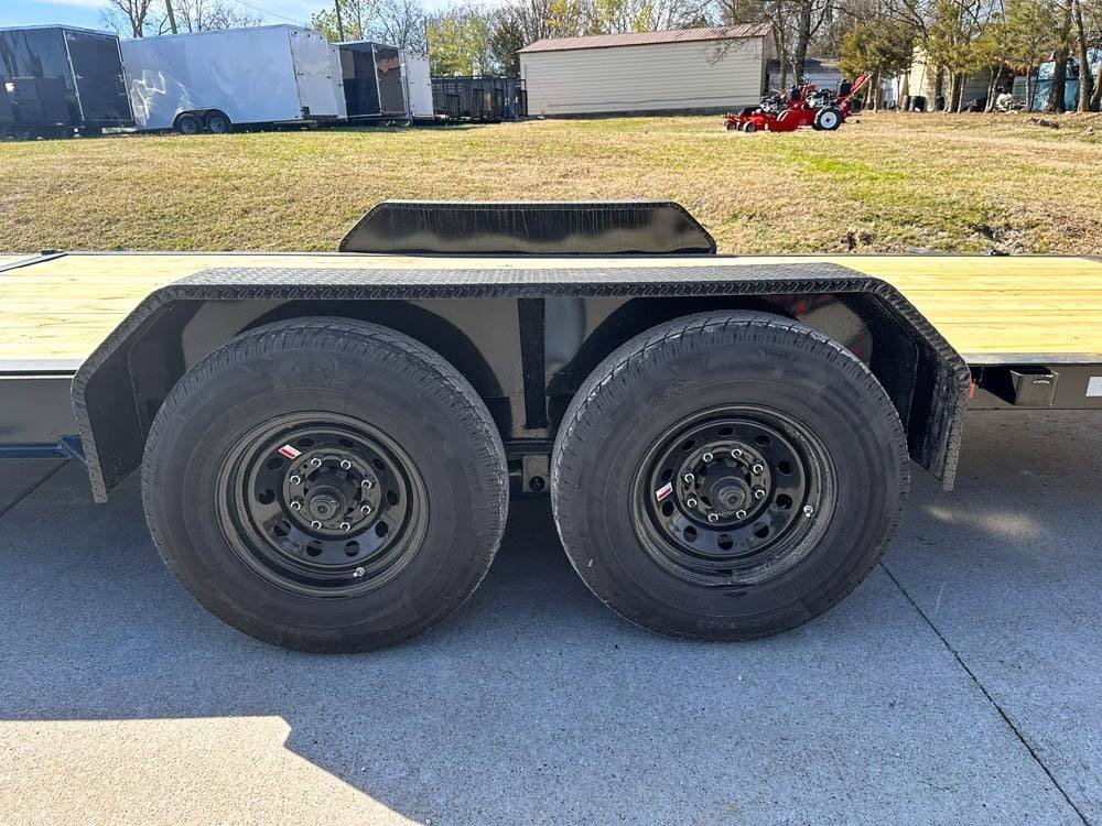 7x22 Gooseneck Tilt Car Hauler Trailer (2) 7K Drop Axles with Brakes - Image 15