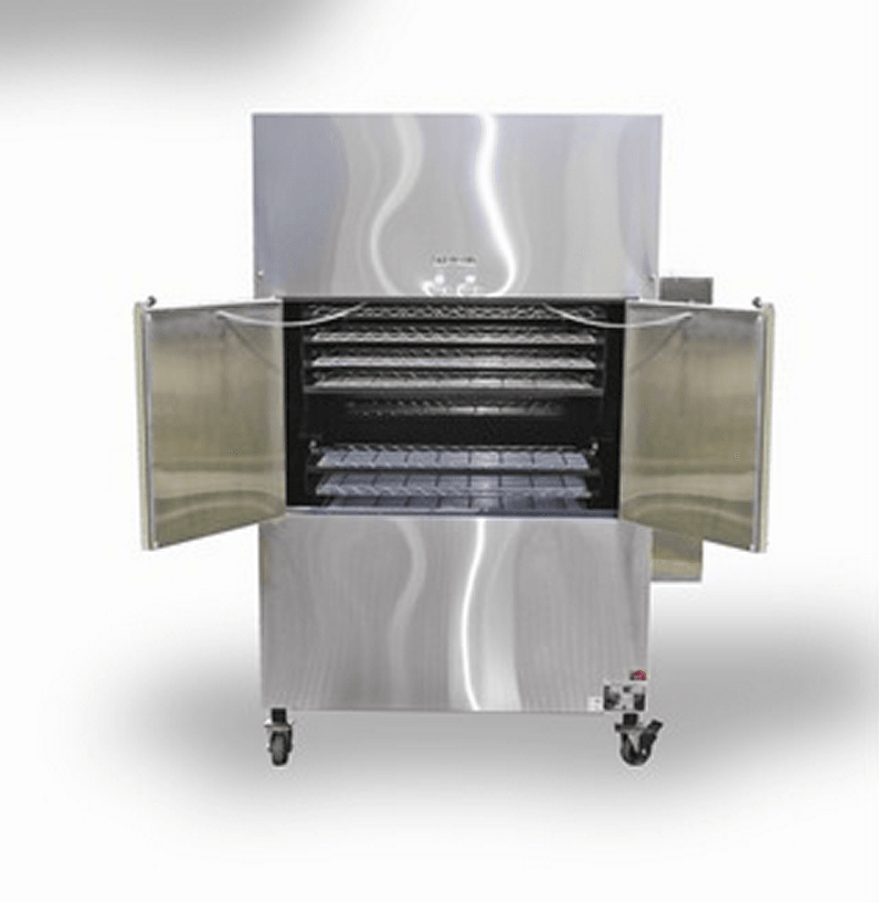 Ole Hickory Pits Model SSJ-AE BBQ Smoker Rotating Racks End Loading - Image 3