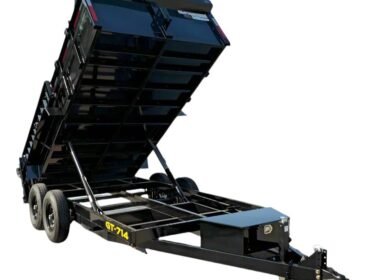 7' X 14' 2ft Sides Hydraulic Dump Trailer 7,000lb Axles 14K GVWR